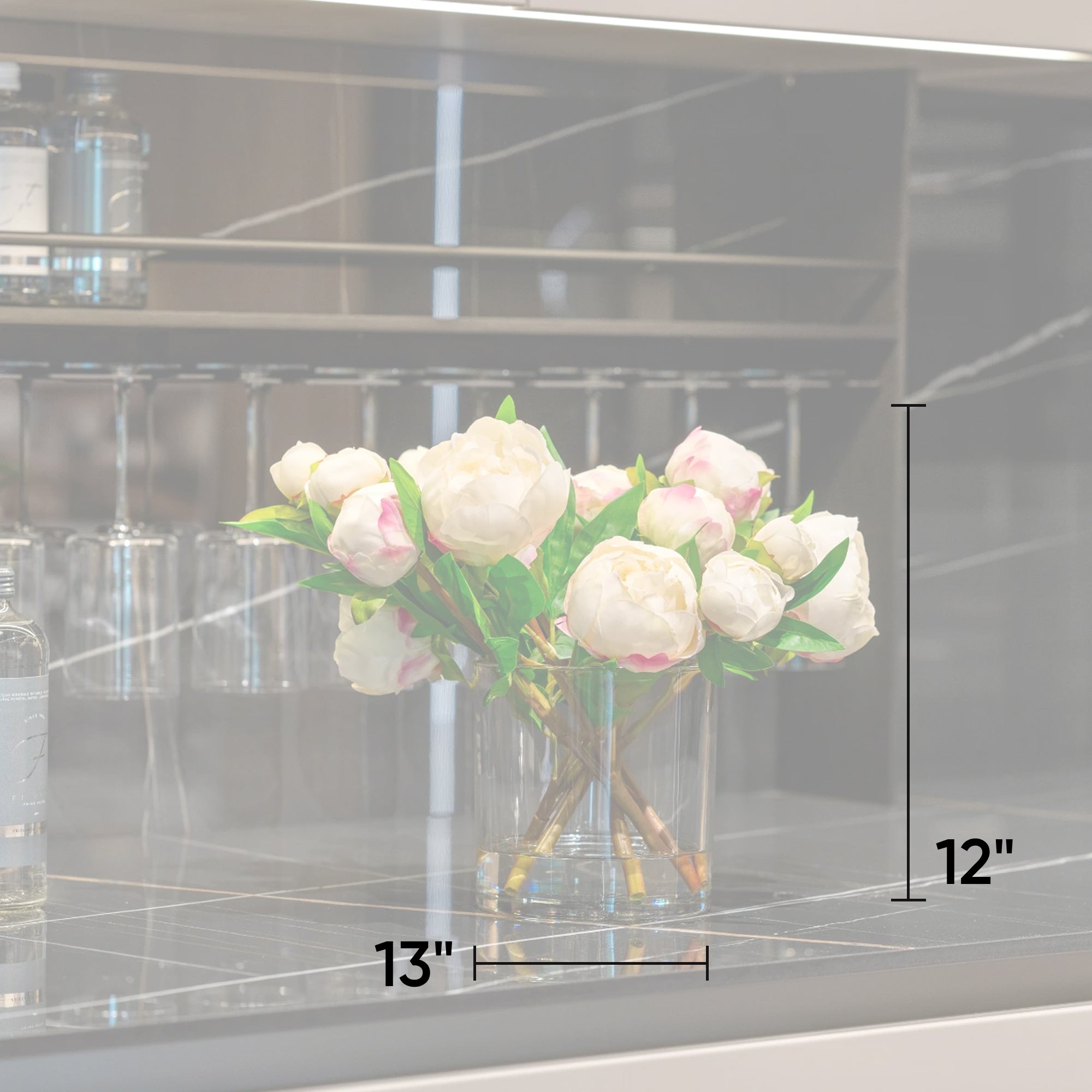 White Peony Arrangement