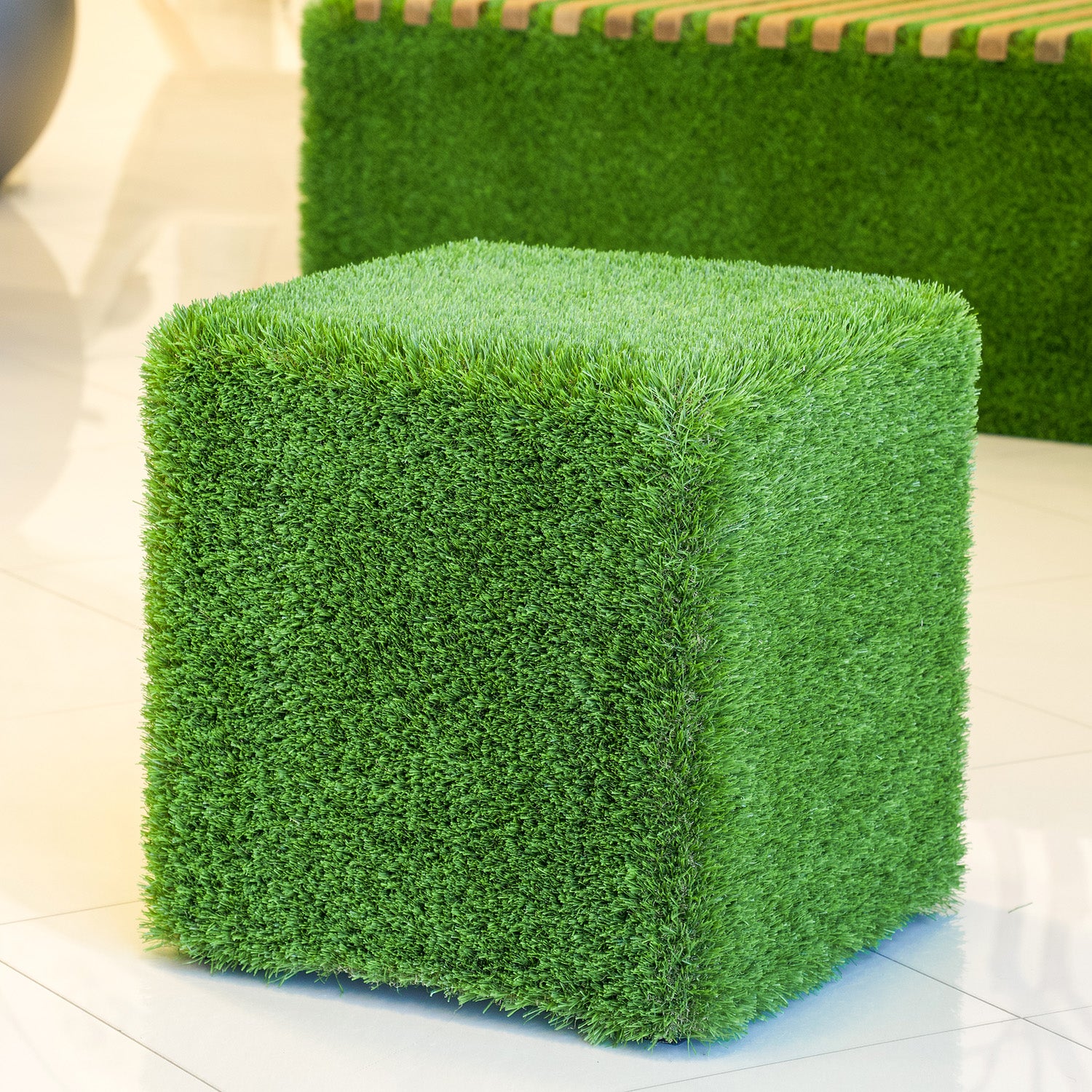 Walnut Wood Turf Cube