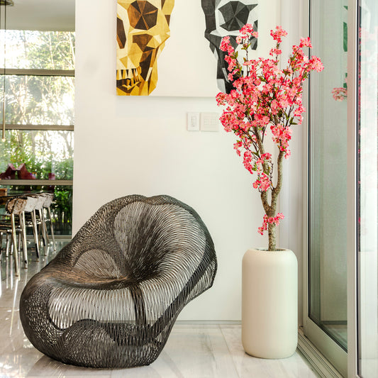 Hot Pink Cherry Blossom Tree + Planter