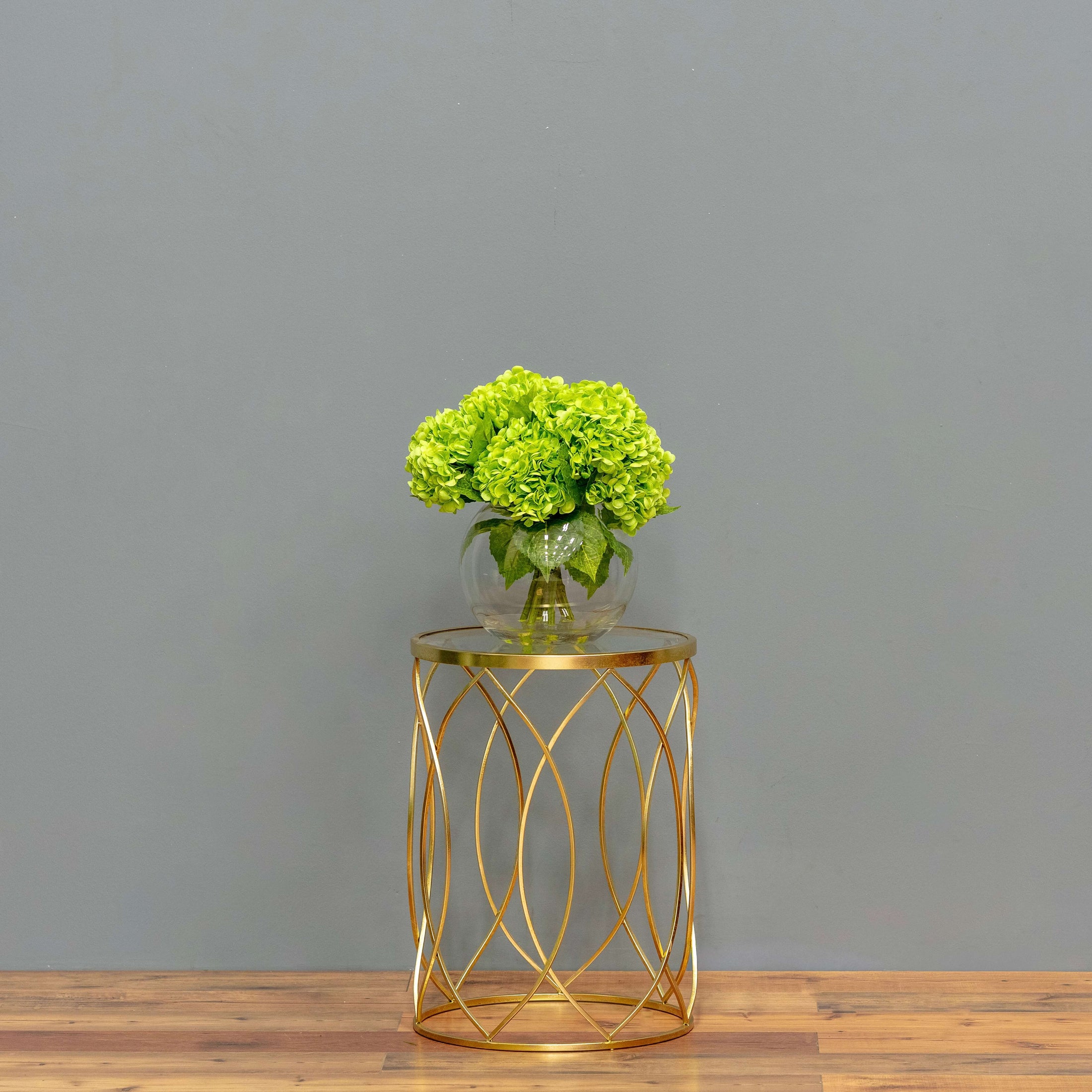 Green Hydrangea Globe Arrangement