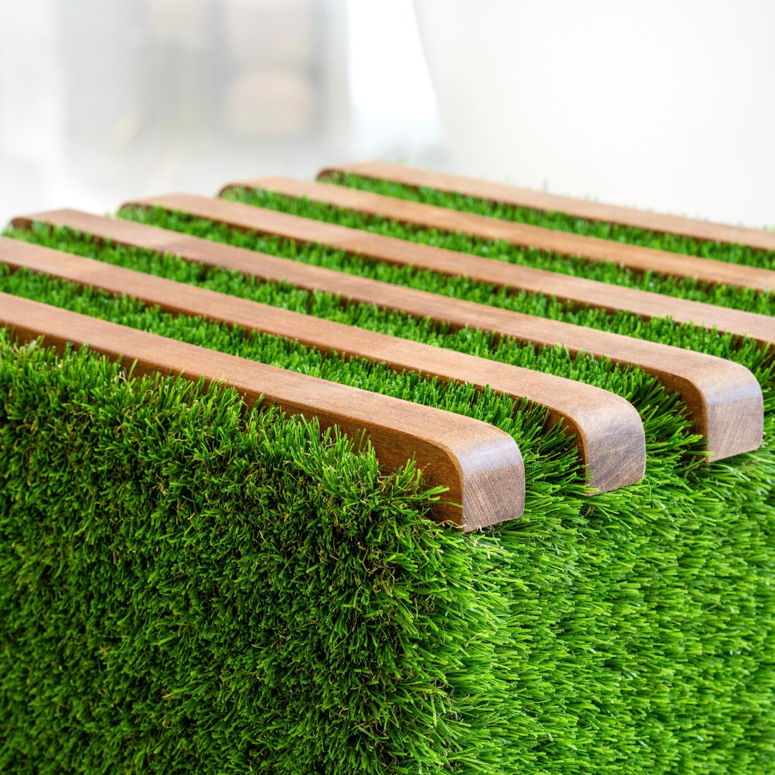 Walnut Wood Turf Cube – The Plant Guy